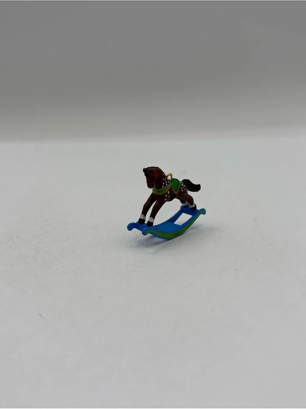 Hallmark Keepsake Miniature Ornament 1995 Rocking Horse 8th In The Series EUC